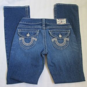 True Religion Becky Bootcut Jeans Horseshoe Pocket